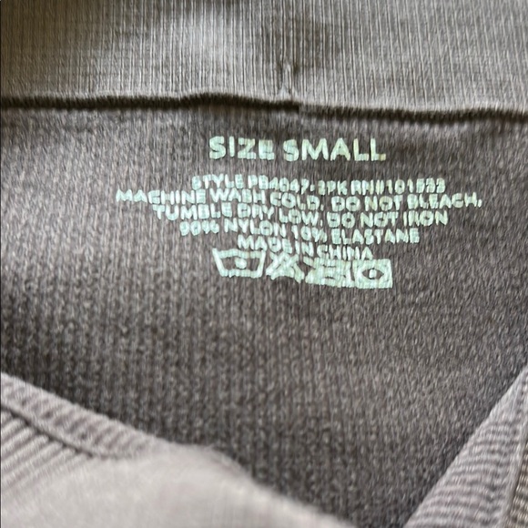 NWNT Paris Blues Set Of 2 Black and Beige Shapewear Shorts - Picture 7 of 7